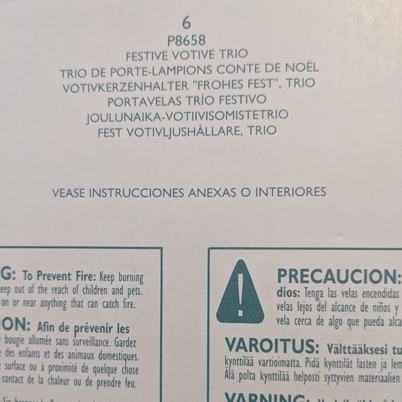 PartyLite Festive Votive Trio - Picture 6 of 6